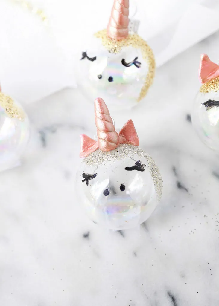 Adorable Unicorn Ornaments
