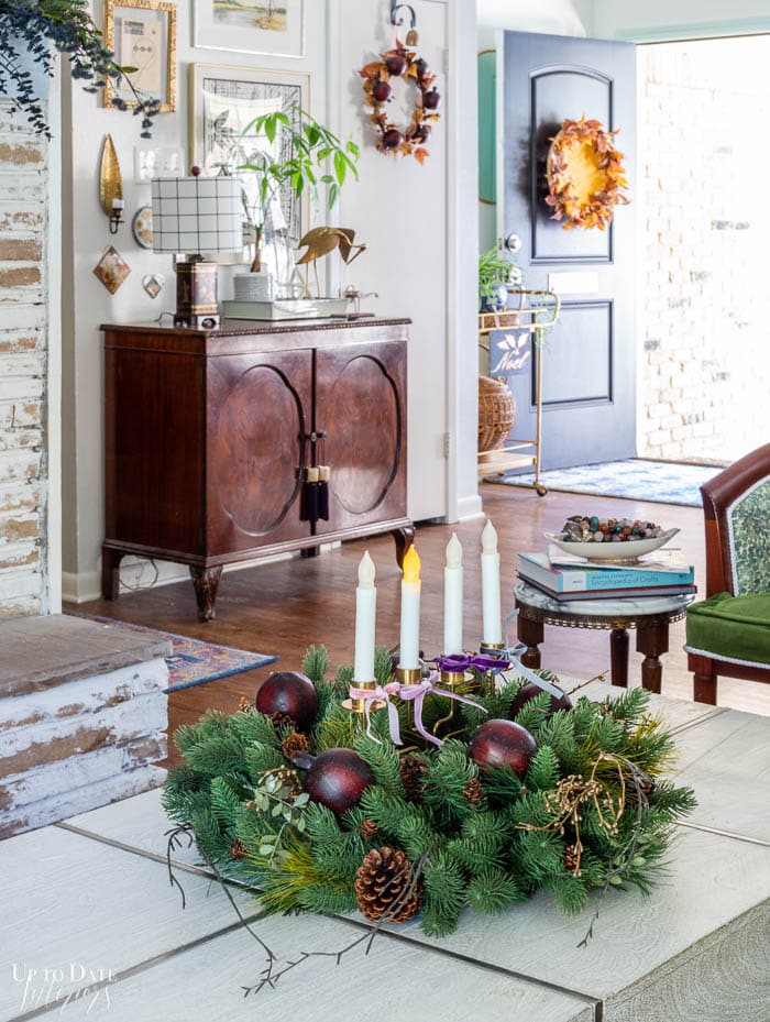 Awesome Advent Wreath Centerpiece