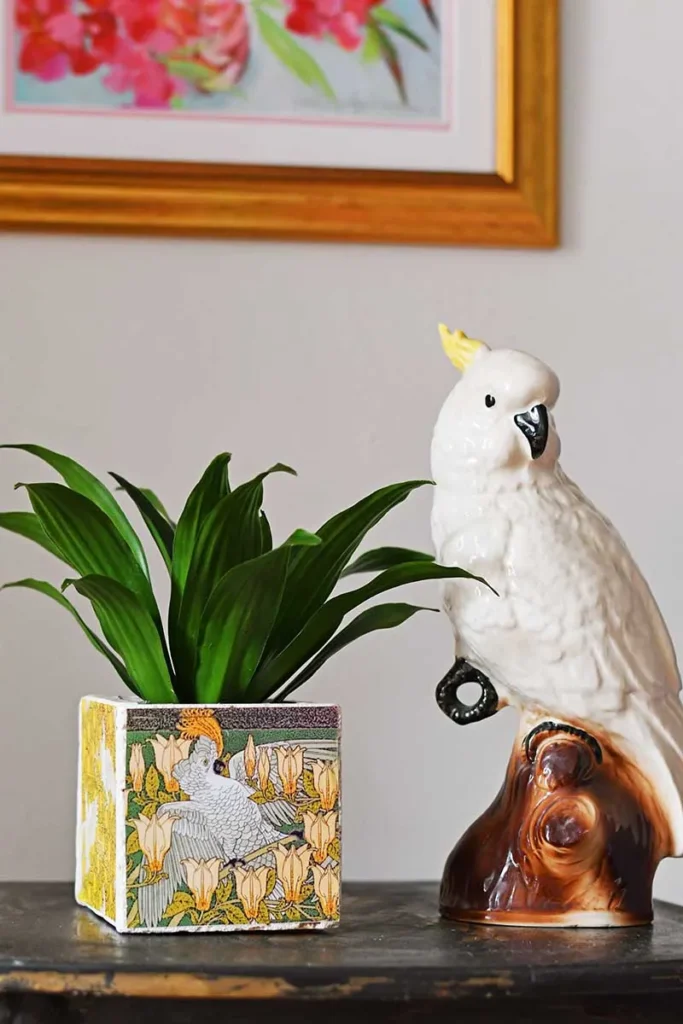 Aesthetic Decoupage Planters