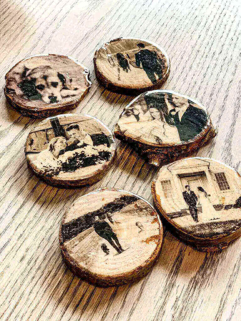 Coasters de madeira encantadores