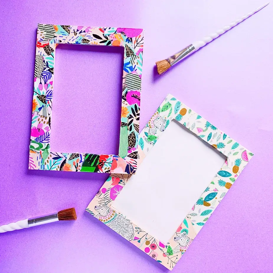 Fantastic Decoupage Picture Frames