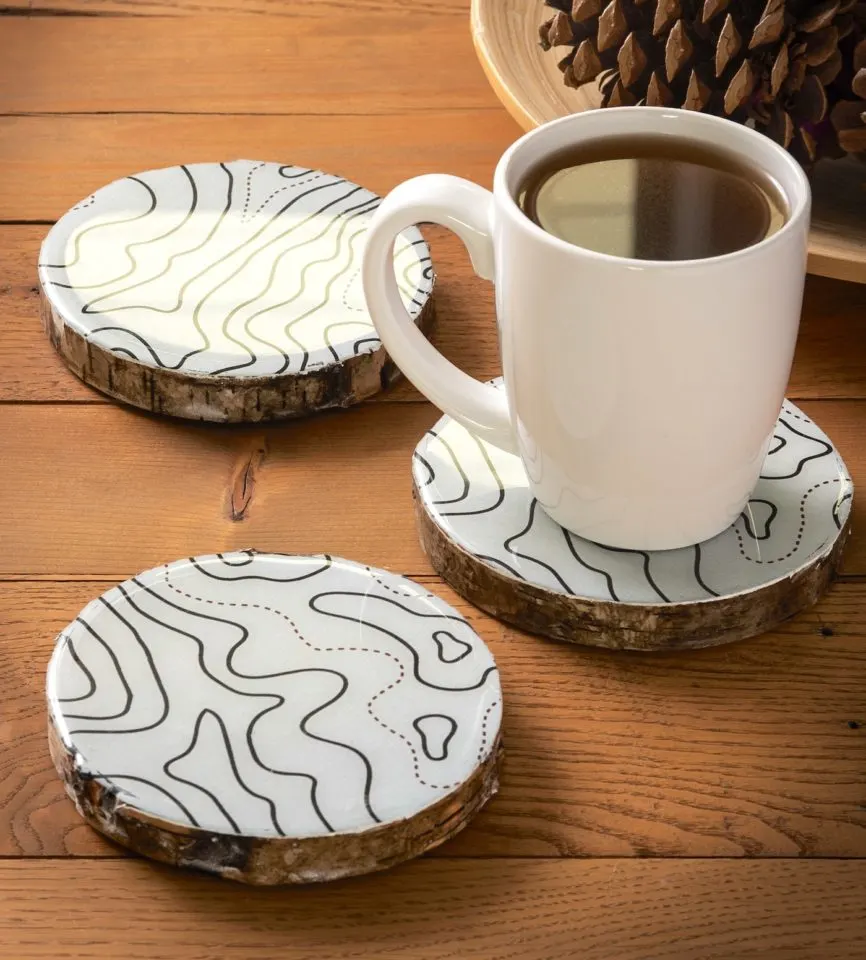 Quaint Wooden Coasters