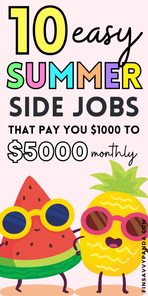 summer side hustles