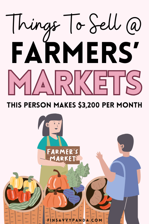 things to sell at farmer's markets