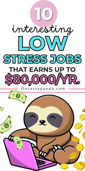 low stress jobs