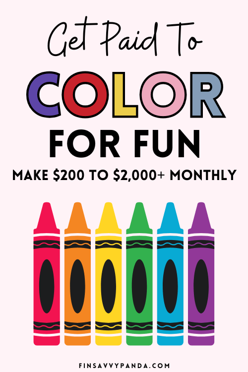 get paid to color