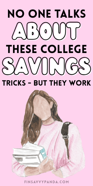 how to save money for child's college