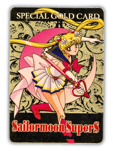 sailor moon supers special gold card